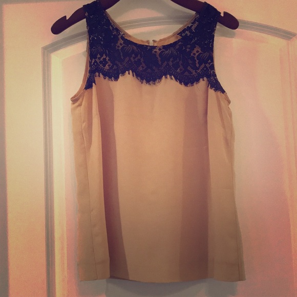 J. Crew Tops - J.Crew silk and lace blouse. J. Crew Tops - J.Crew silk and lace blouse.